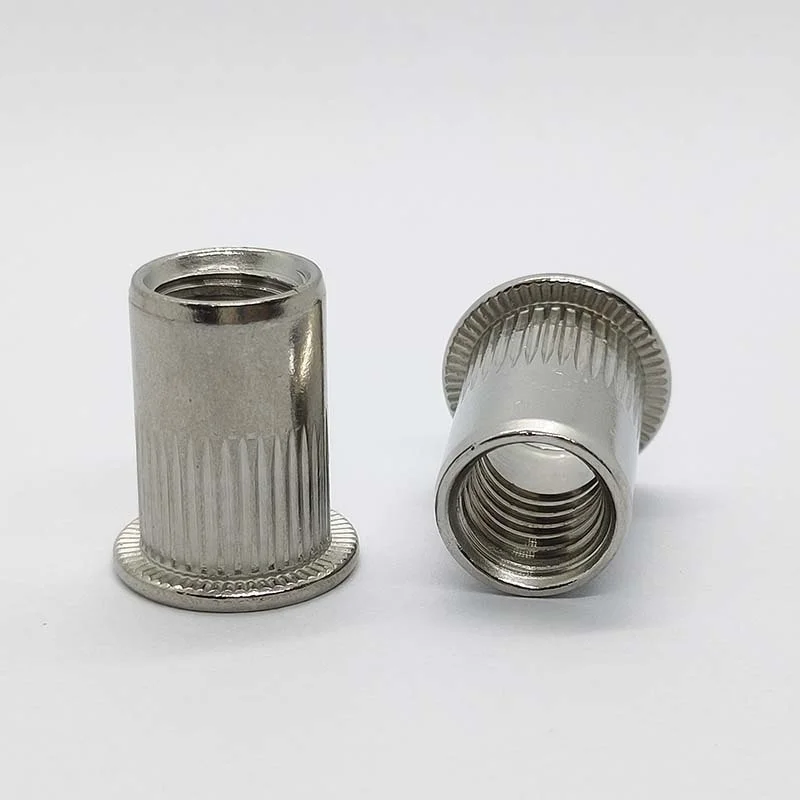 50pcs 180pcs 235pcs Metric Rivet Nuts Assortment kit 304 Stainless Steel Flat Head Rivet Nuts Set M3 M4 M5 M6 M8 M10