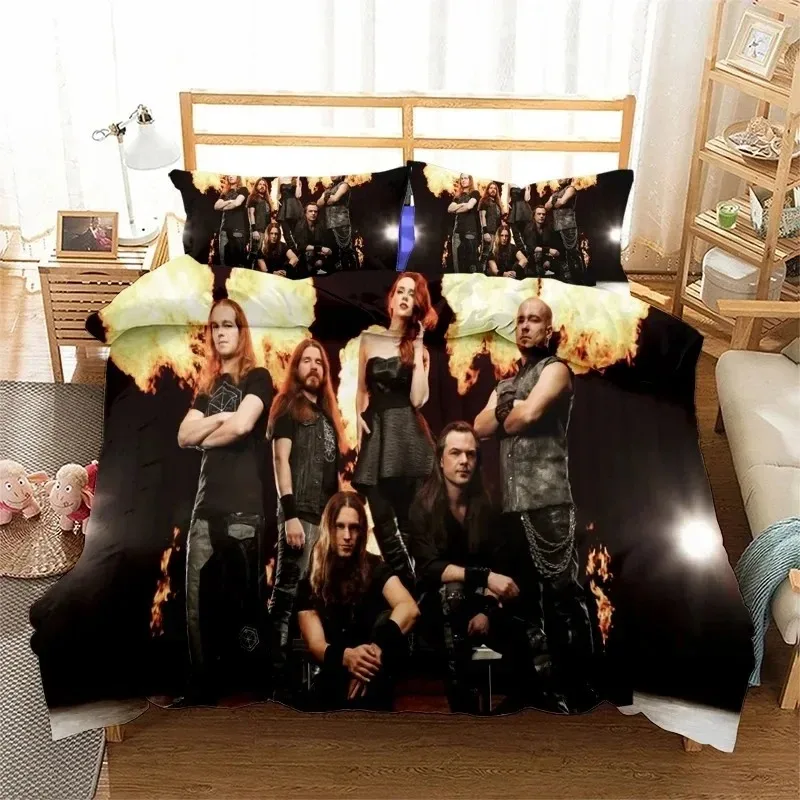 

phechion EPICA 3D Print Bedding Set Duvet Covers Pillowcases One Piece Comforter Bedding Sets Bedclothes Bed K576