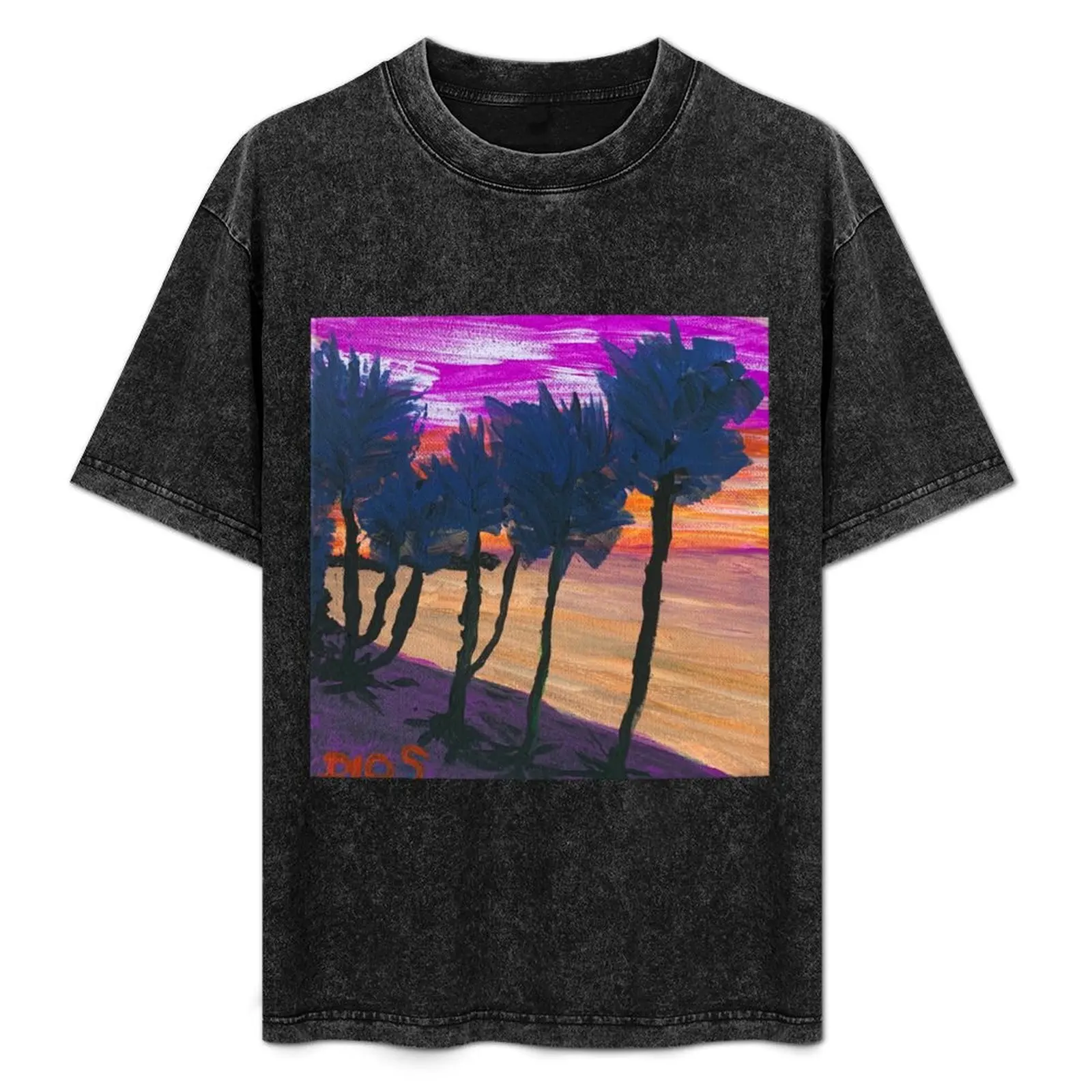 

Windblown Palm Trees at Sunset T-Shirt topping funny costumes funny gifts mens graphic t-shirts big and tall
