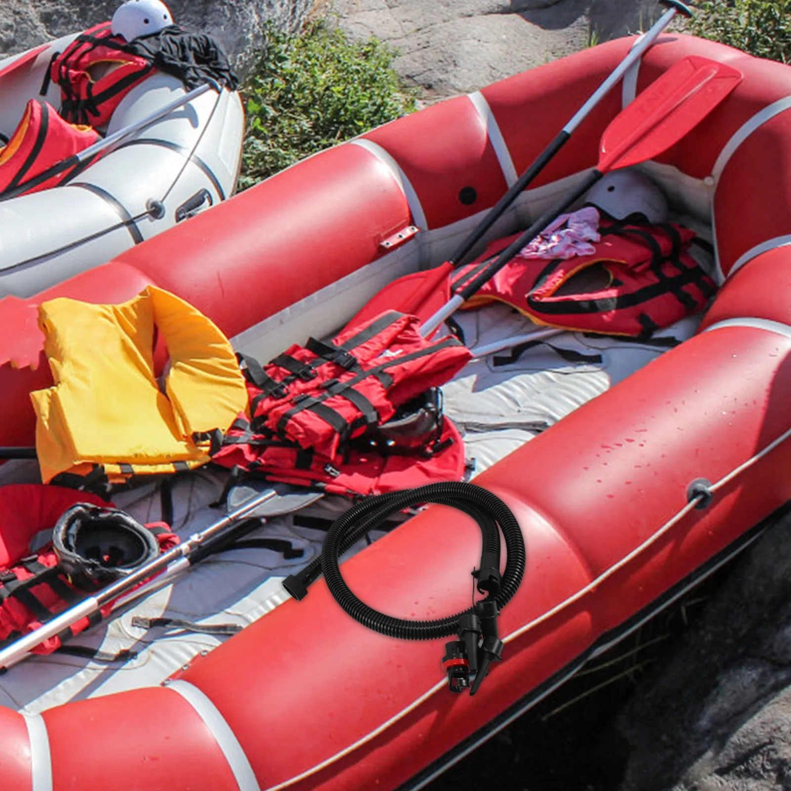 

Комплект шлангов для насоса для надувных досок и лодок из ПВХ, усиленный, с адаптером для быстрой накачки, для активного отдыха на природе