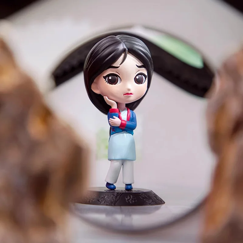 Disney Mulan's Military Series Mulan Action Figure Toys Cartoon Disney Mulan Princess Figures Dolls Car Decoration Toys Gifts