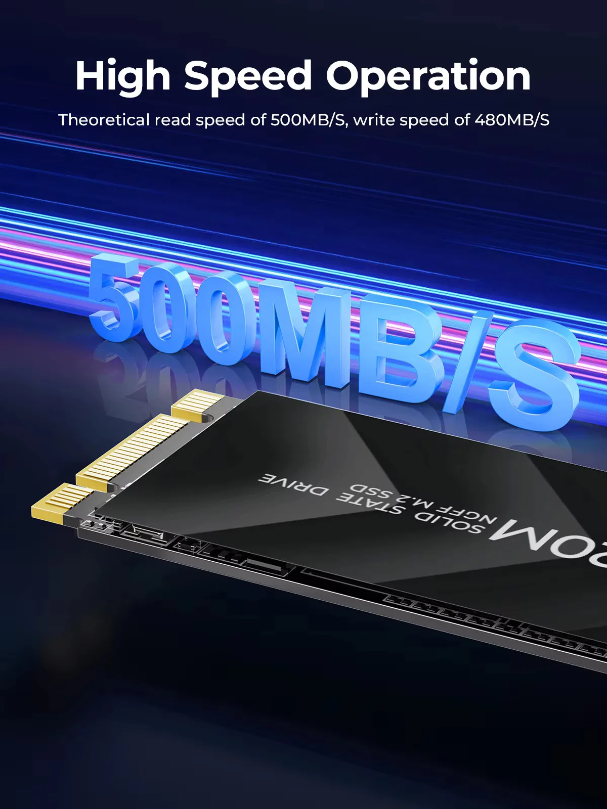 ORICO SATA III SSD Unità a stato solido interna da 2,5" 3D NAND 512 GB 1 TB 2 TB 4 TB Fino a 550 MB/s per PC desktop portatili di aggiornamento Y20