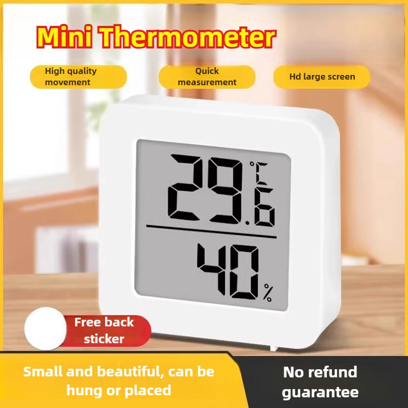 Mini termómetro Digital LCD, higrómetro, temperatura ambiente interior, medidor de humedad, Sensor, conjunto de estación meteorológica