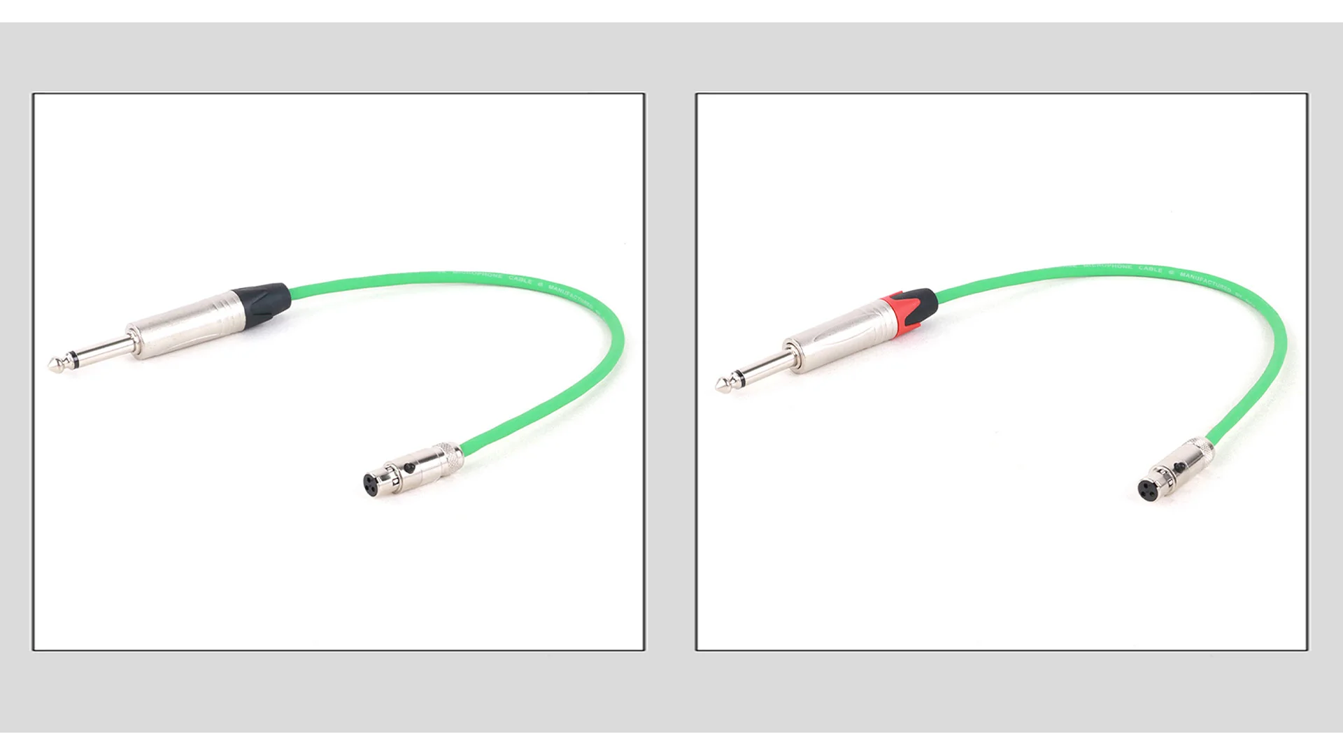 Mini XLR Audio Kabel Mini XLR 3Pin Buchse auf 6,35mm (1/4) Mono TS Stecker Jack für Kopfhörer Carmera Konverter 0,3M-15M – Detail 5