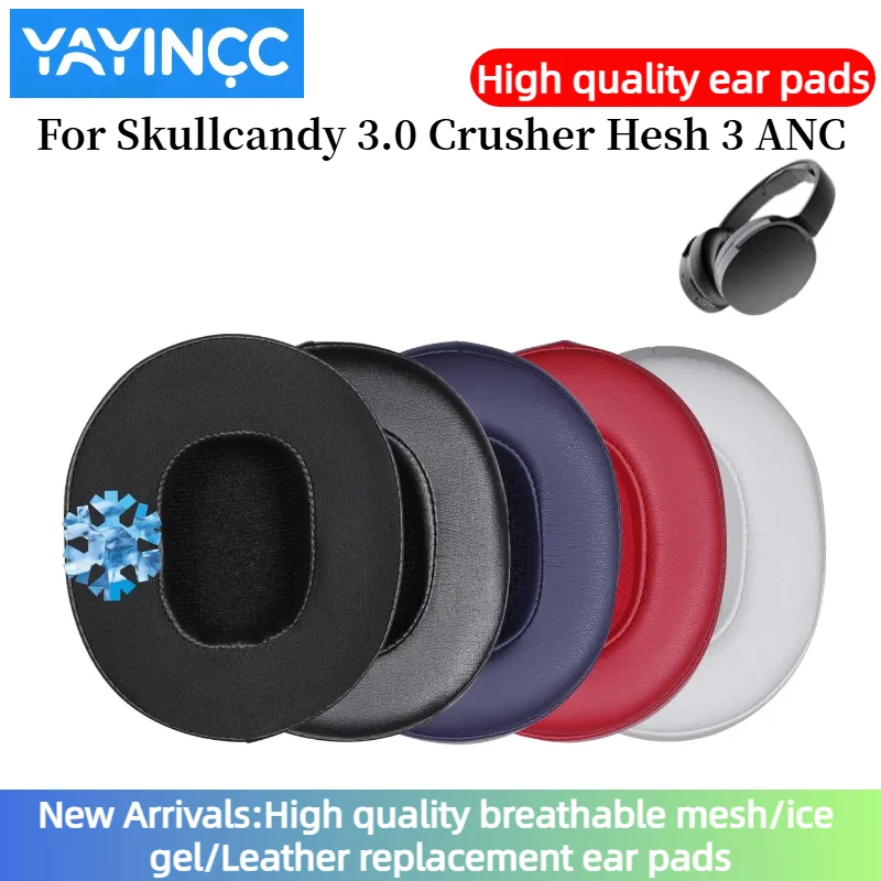 

YAYINCC Replacement Protein/Ice gel EarPads For Skullcandy 3.0 Crusher Hesh 3 ANC Headphones Soft Foam Ear Cushions High Quality