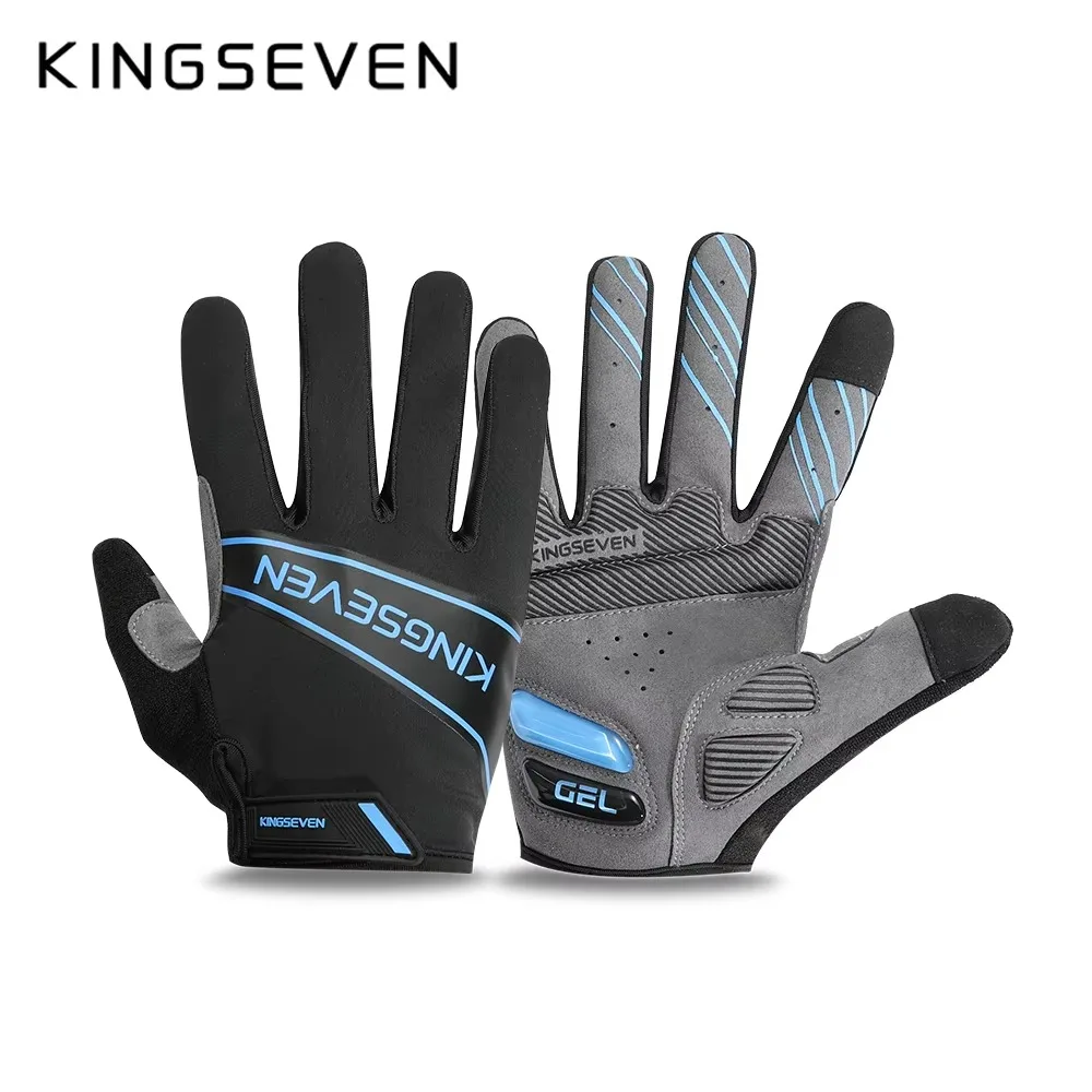 Kingseven Voll finger Fahrrad handschuhe Männer MTB stoß feste atmungsaktive Fahrrad Touchscreen Frauen Motorrad wasserdichte Fahrrad handschuhe