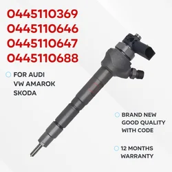 0445110369 Common Rail Diesel Injector 0445110646 0445110647 Fuel Nozzle 0445110688 For BOSCH VW AMAROK 2.0/CADDY/GOLF