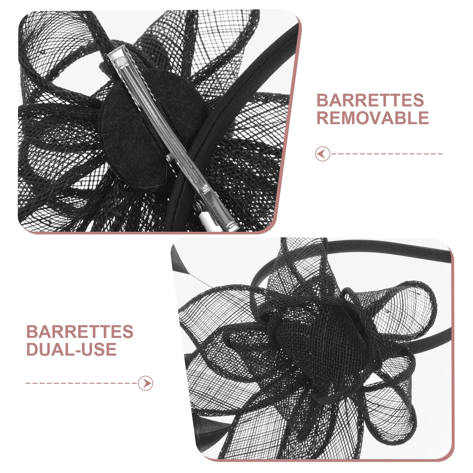 

Fascinator Headpiece for Women Girls Tea Party Hats Cocktail Special Occasions Wedding Banquet Halloween Tea Party Hats