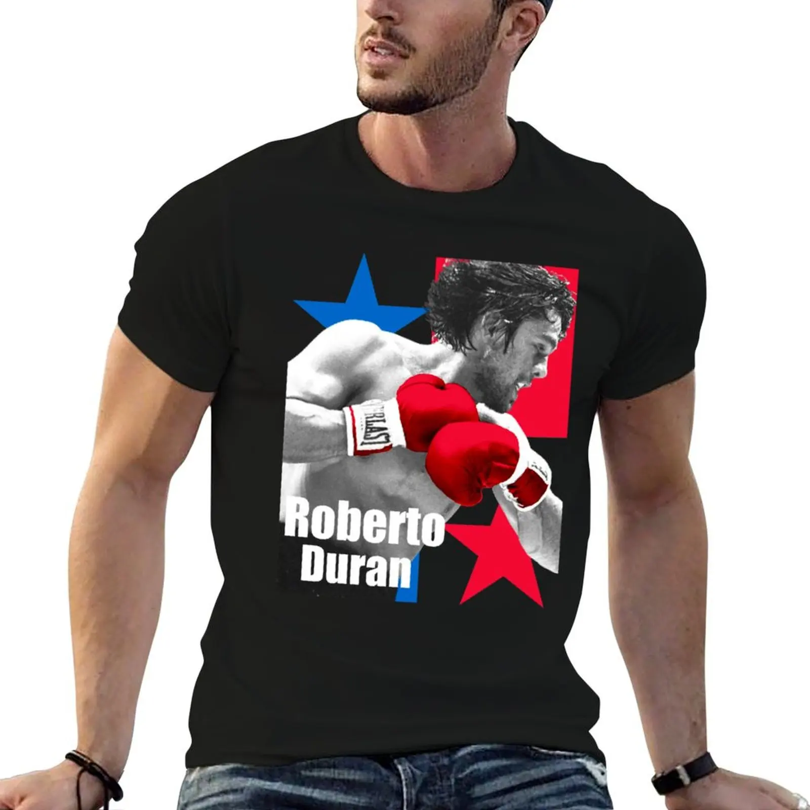 

Dedicated to Roberto Duran T-Shirt man tshirt t shirts for man graphic funny T-Shirt