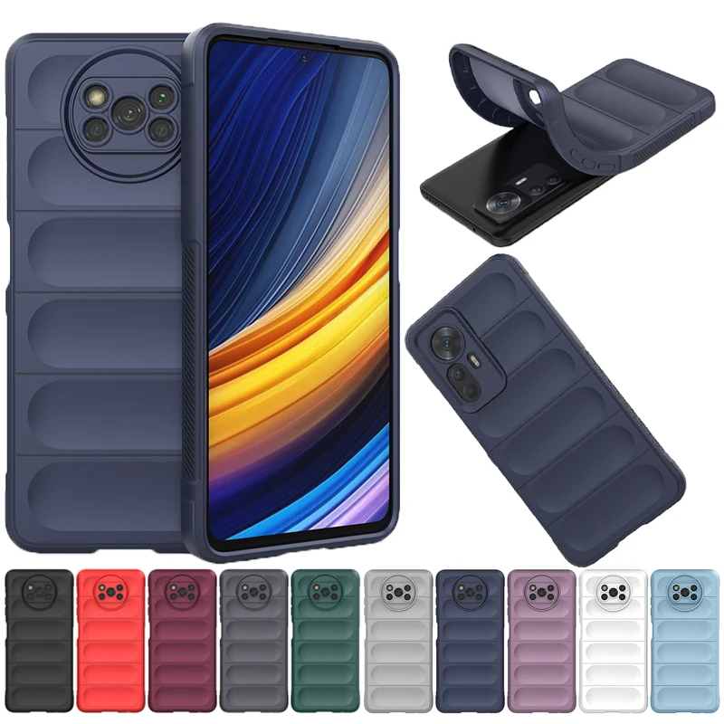 For Poco X3 Pro Case Soft Silicone TPU Bumper Shockproof Phone Case For Xiaomi Poco X3 NFC Little X 3 PocoX3F Protect Back Cover