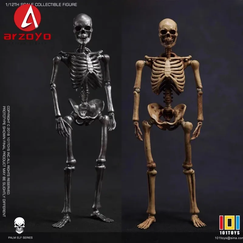 

In Stock 101TOYS ES001 ES002 1/12 Skeleton Frame Body 6.5" Palm Elf Series Super Flexible Male Figurine Model Body for Painting