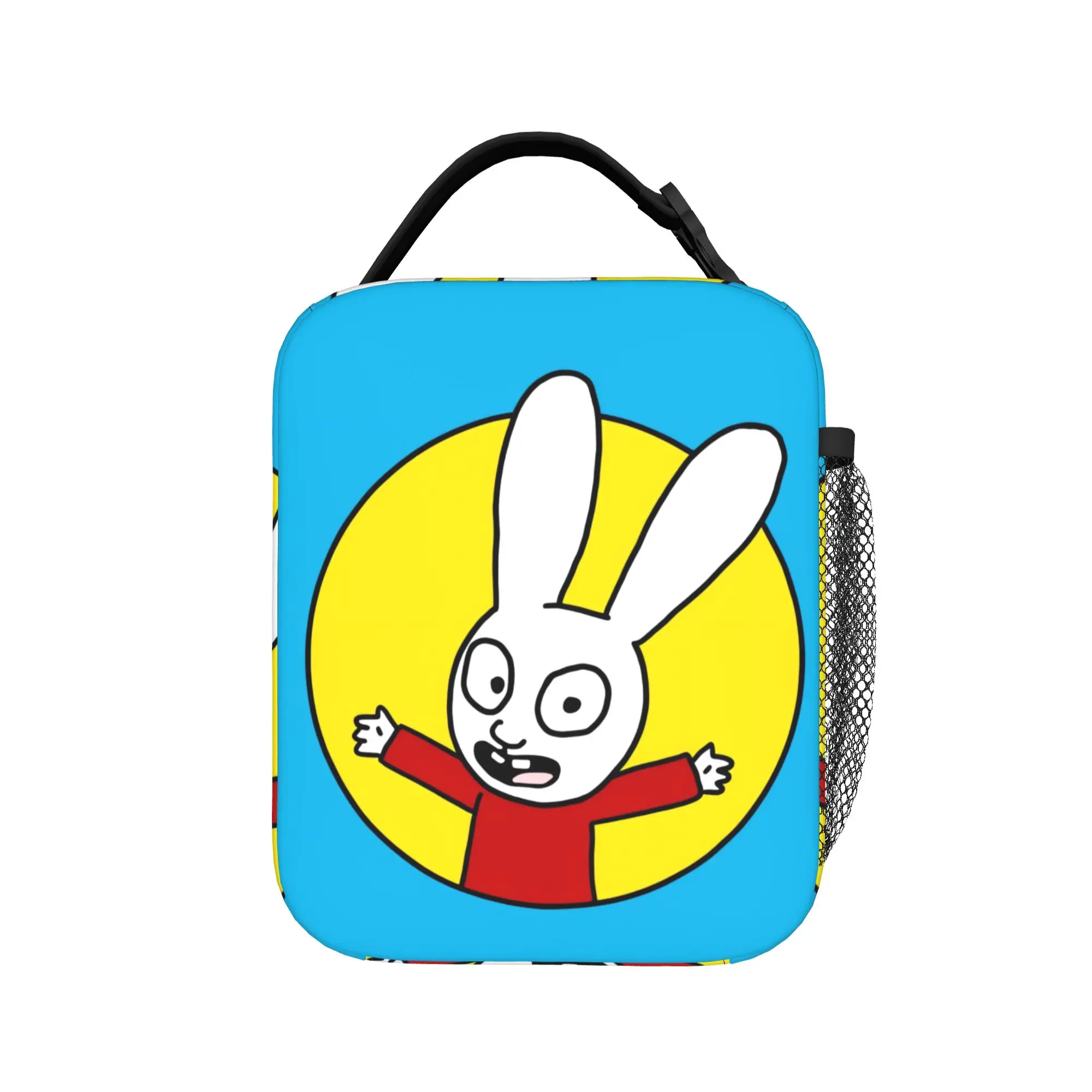 Simon Super Rabbit Lunch Bag For Unisex Lunch Box Funny Office Cooler Bag Portable Insulated Waterproof Thermal Lunch Bags