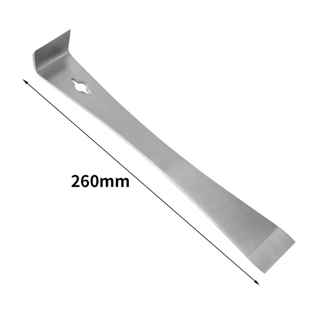 3 In 1 Scraper Stainless Steel Woodworking Crowbar Flat Head Raising Remover Net Face Honey Cutter Flat Head Pry Bar Hand Tools