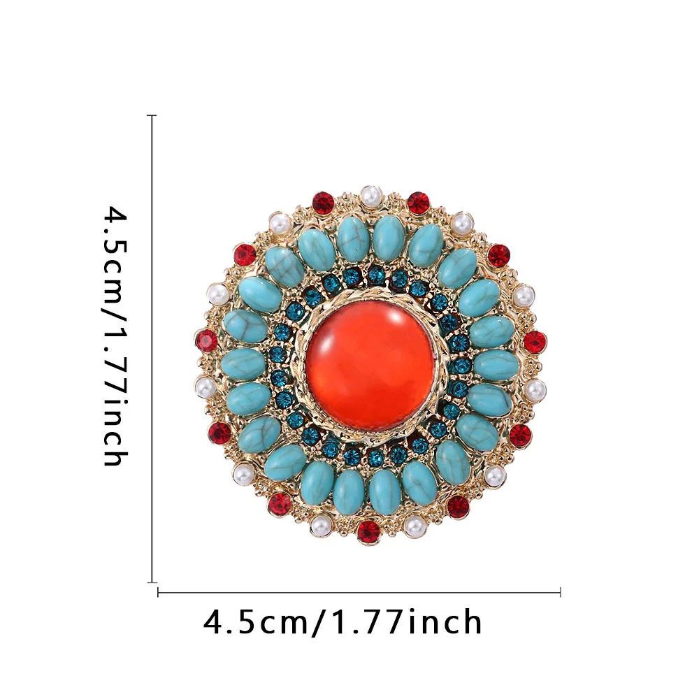 Exquisite and Unique Three-dimensional Flower Pearl Brooch, Fashionable Women's Suit Dress Clothing Accessories