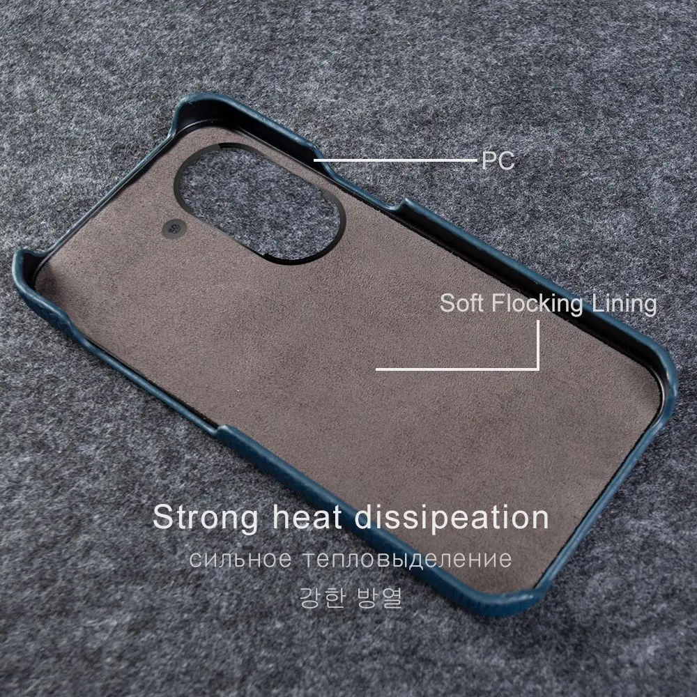 Pro funda asus zenfone 9 pouzdro náhrada opravdový originální kůže telefon případech pro zenfone 10 zakrýt zpět coque ochránce capa