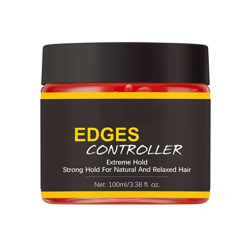 

Edges Control Hair Gel Strong Hold Thick Edges Styling Gel Long Lasting Supports Hair Growth Edges Control Wax E1YF