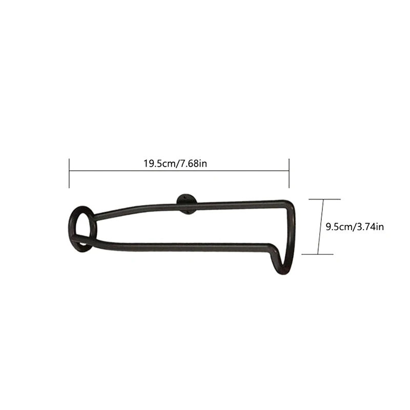 SD New 1pc Wall-Mounted Wine Holder Creative Wall Mounted Single Decorative Frame European Style Red Wine Rack