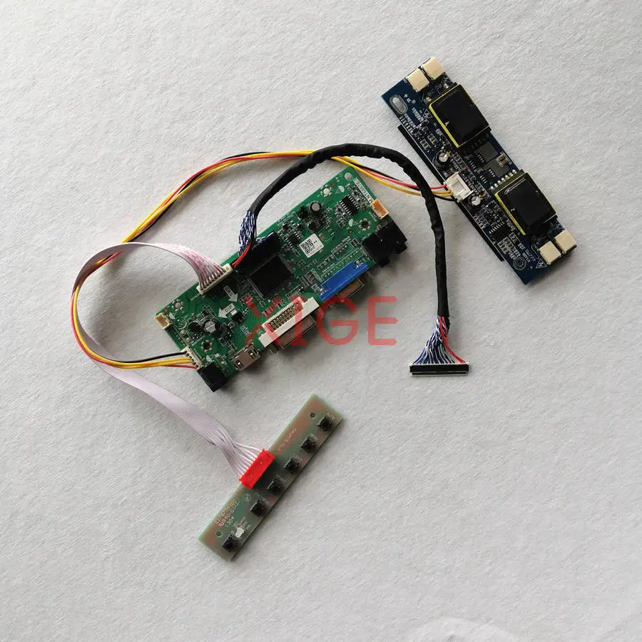 

For CLAA220WA01 M190Z1 M210W1 CLAA201WA04 Screen Drive Controller Board Kit 4-CCFL 30 Pins LVDS 1680*1050 VGA DVI HDMI 1680x1050