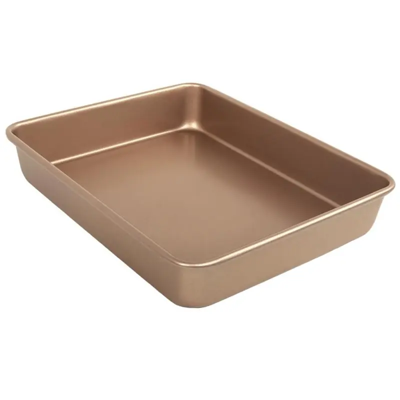 

【OFF-SHELF】Nonstick Carbon Steel Baking Pan Set- 11-Inch Rectangle Cake Sheets, Bread Loaf& Turkey Roasting Trays Bakeware