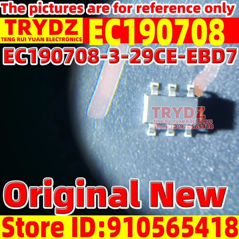 20-1pcs New Original EC190708-3-29CE-EBD7 SOT23-6 Long press and hold for 3 seconds to switch on/off touch simulation button IC
