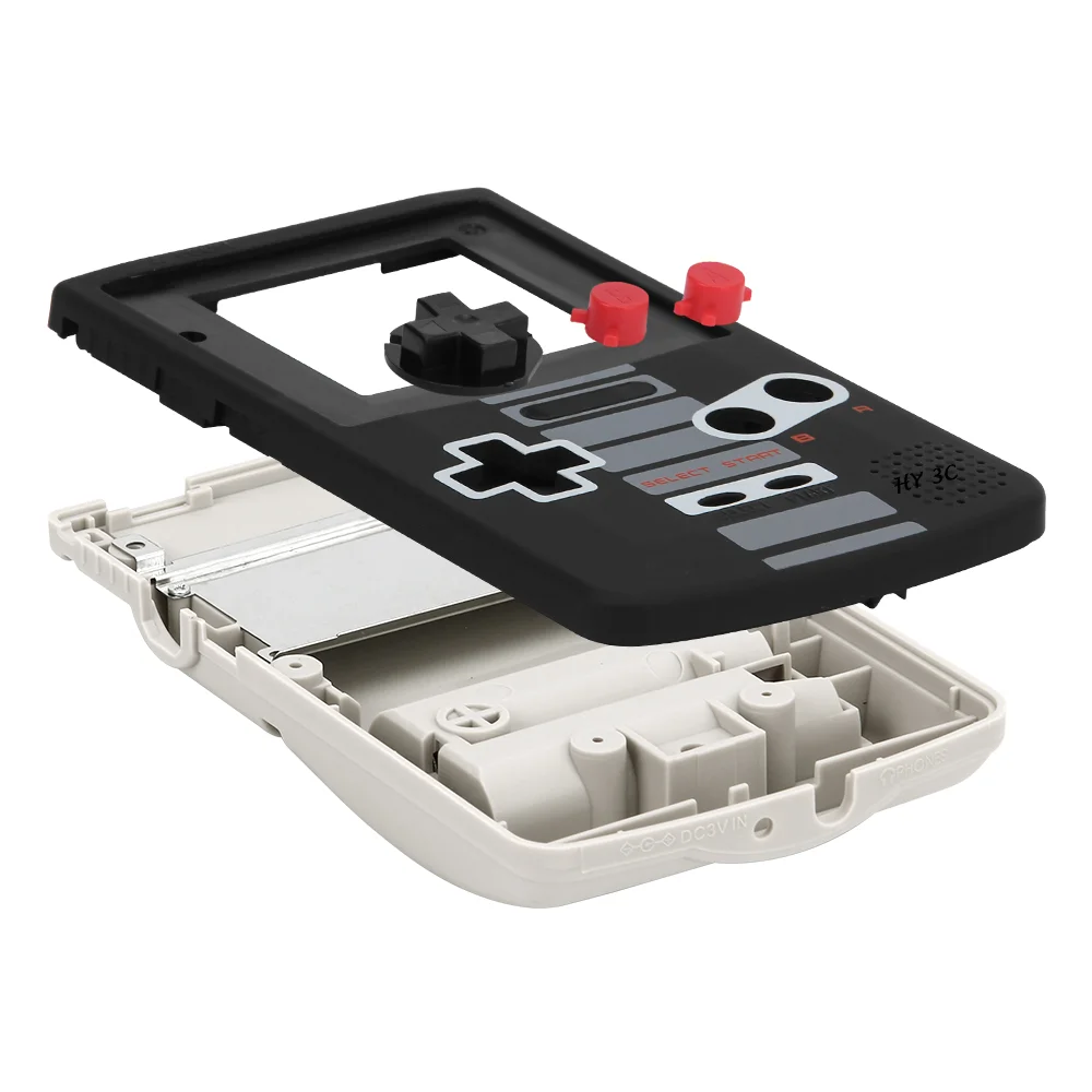 طبعة محدودة قذيفة الإسكان الكامل لوحدة التحكم لعبة GBC ، استبدال الأزرار ، طقم علبة اللون