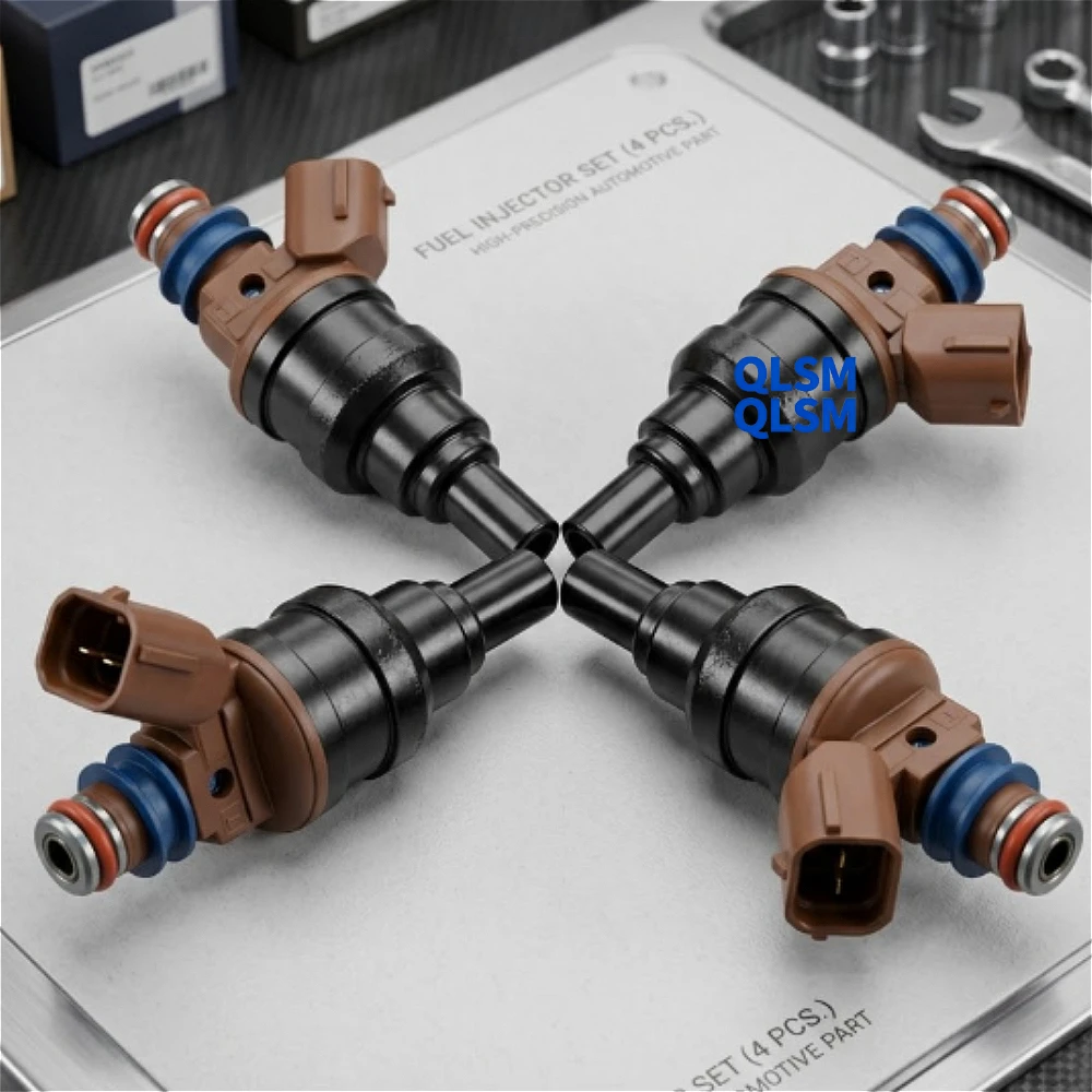 

4Pcs INP-482 F4BZ9F593A Fuel Injector Replacement For 1994-1997 Ford Aspire Mazda 1.3L L4 Auto Engine Nozzle Set
