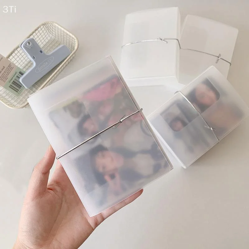 Fotokaarten Frosted Opbergdoos Met Touw Nail Art Display Houder M5 Notebook Materiaal Organizer Draagbare Album Manicure Tool DIY