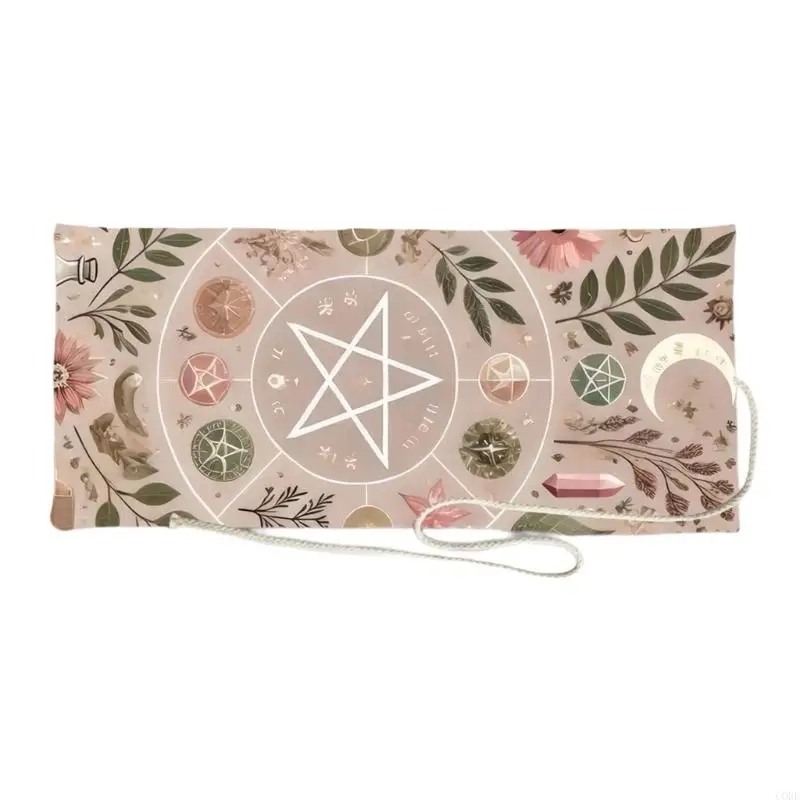 

Magics Spell Bag Game Accessory Design with Abstruse Symbols For Botanics Fortune Telling Hand Make Divinations Bag