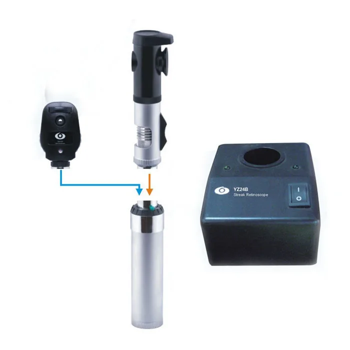 YZ-24C China Top Quality Ophthalmic Streak Retinoscope and Ophthalmoscope
