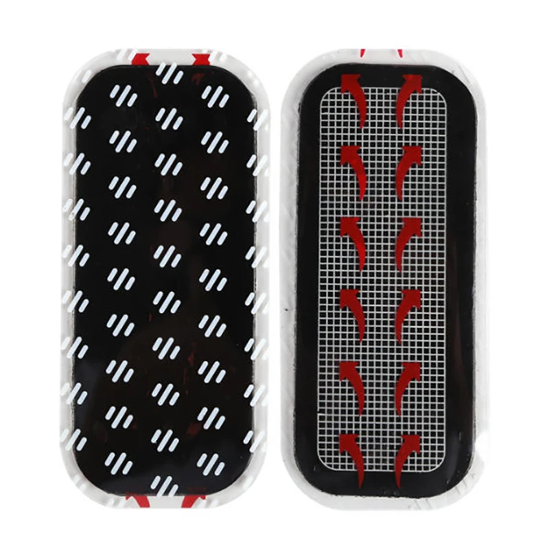 4 pçs remendos abdominais substituição folha de gel eletrodo almofadas elétrica estimulação muscular remendo excelente condutividade reutilizável