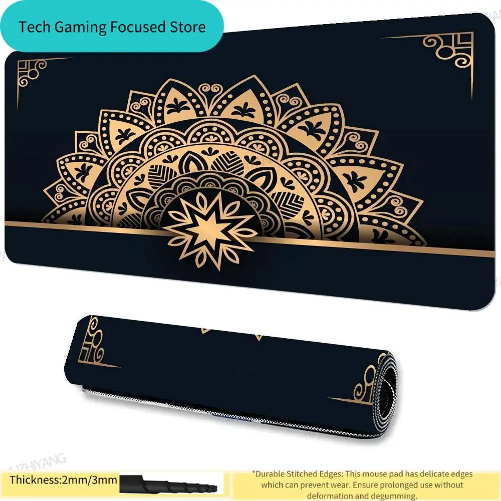 

Mandala Gaming Mouse Pad XL HD Home Computer New Mousepad XXL MousePads Natural Rubber Carpet Office Laptop Mice Pad Table Mat