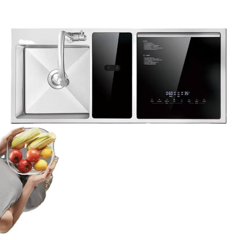Gold Seller Good Quality Black Hidden Digital Smart Kitchen Sink High Efficient Dish Washing Machine
