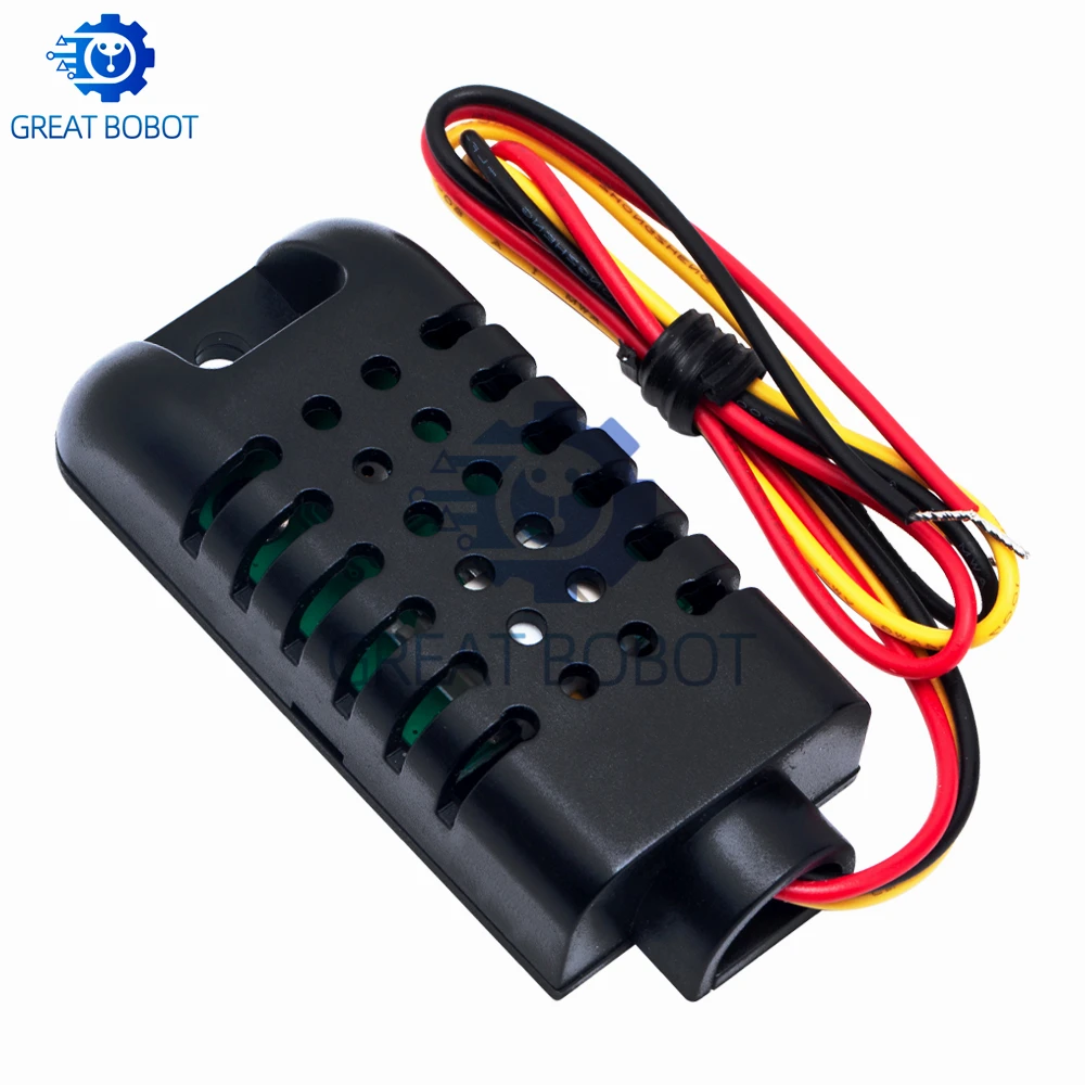 BS DHT21 مستشعر/وحدة استشعار درجة الحرارة والرطوبة النسبية الرقمية! اتصال رقمي 100%، اتصال بخط حافلة واحدة، AM2301/AM2301a