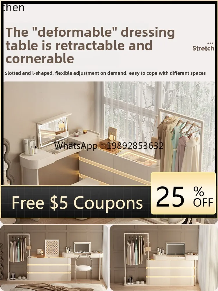 

U2 dressing table coat rack flip dresser hanger