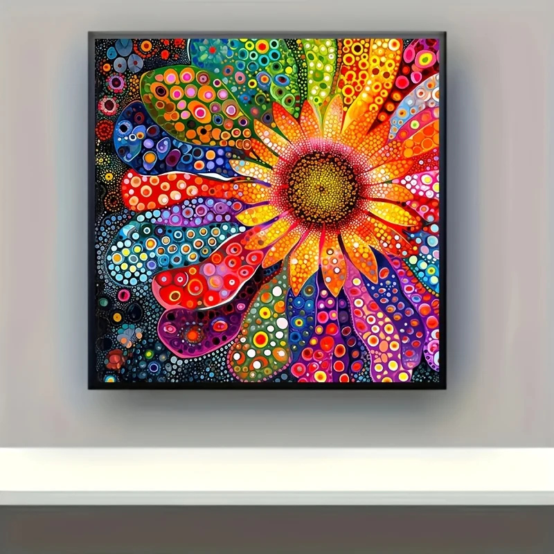 

500/1024PCS Paper Jigsaw Puzzles Bright Sunflower Design Puzzle Modern Home Decor Gift