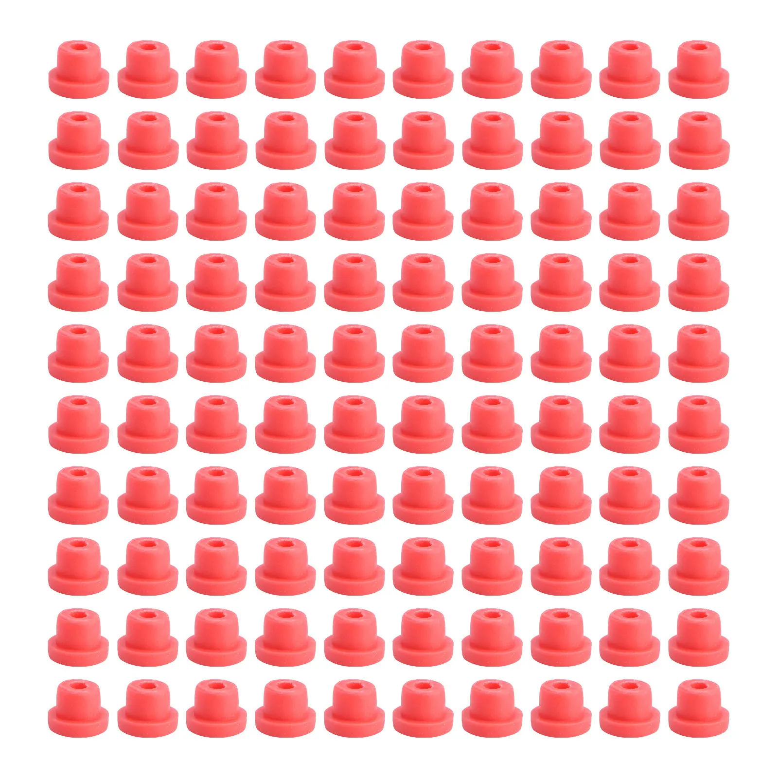 100Pcs Silicone Needle Grommets Tattoo Pin Cushion for Coil Machines Tight Tolerance Fit Armature Bar Stabilizer Accessories