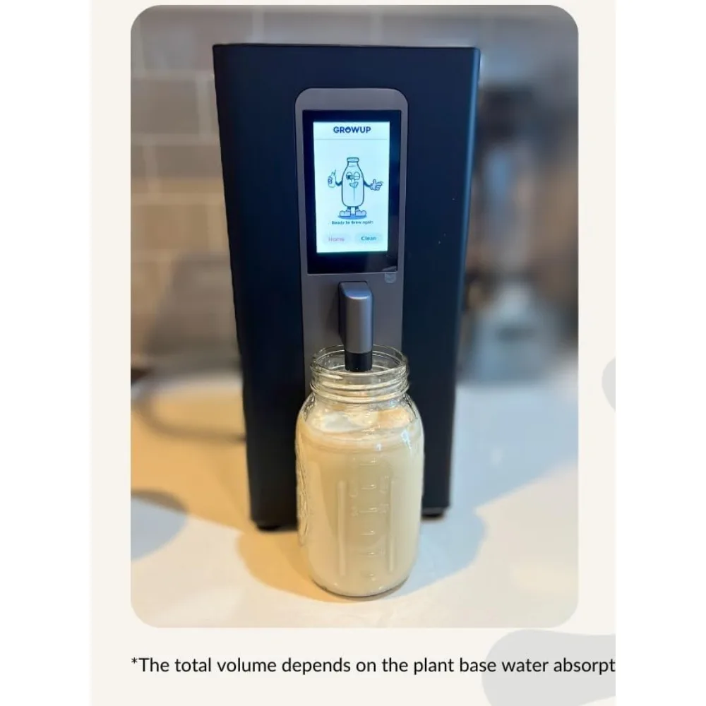 Nut Milk Maker, 9 Plant-Based Milk Options, Automated filtration process, Makes up to 28oz, Touch screen display