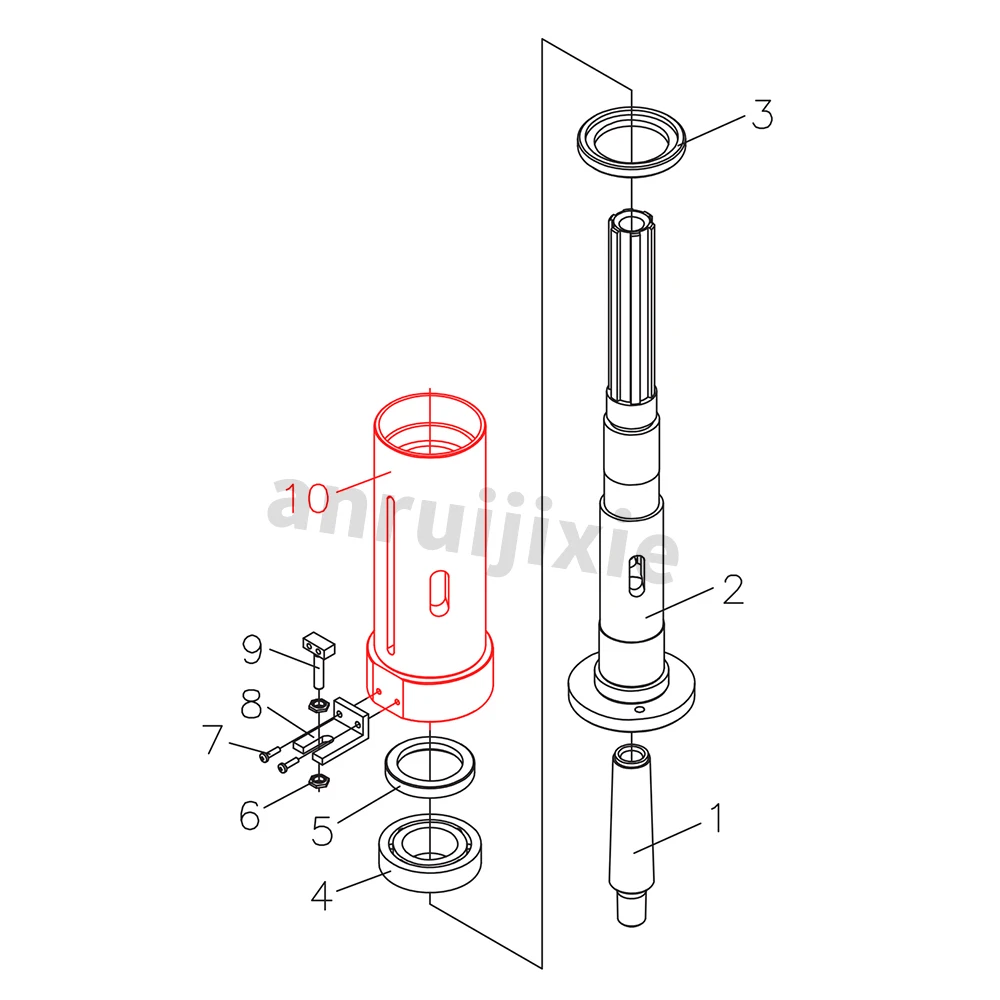 Spindle Sleeve for SIEG  SX2.7&SX3&JET JMD-3&BusyBee CX611&Grizzly G0619 Mill Drill Machines spares