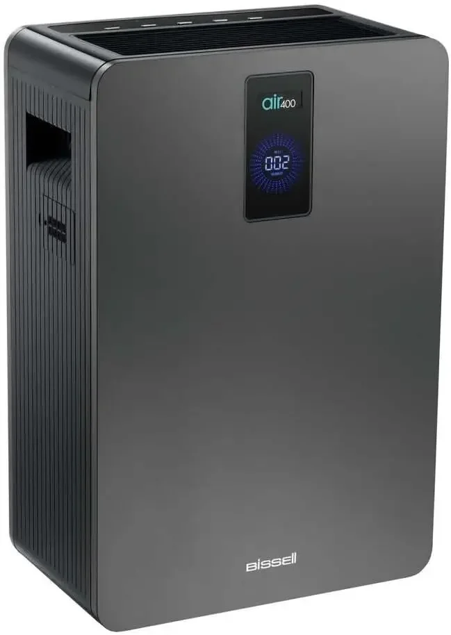 Bissell air400 Professional Air Purifier with HEPA and Carbon Filters for Large Room and Home, Quiet Bedroom Air Cleaner