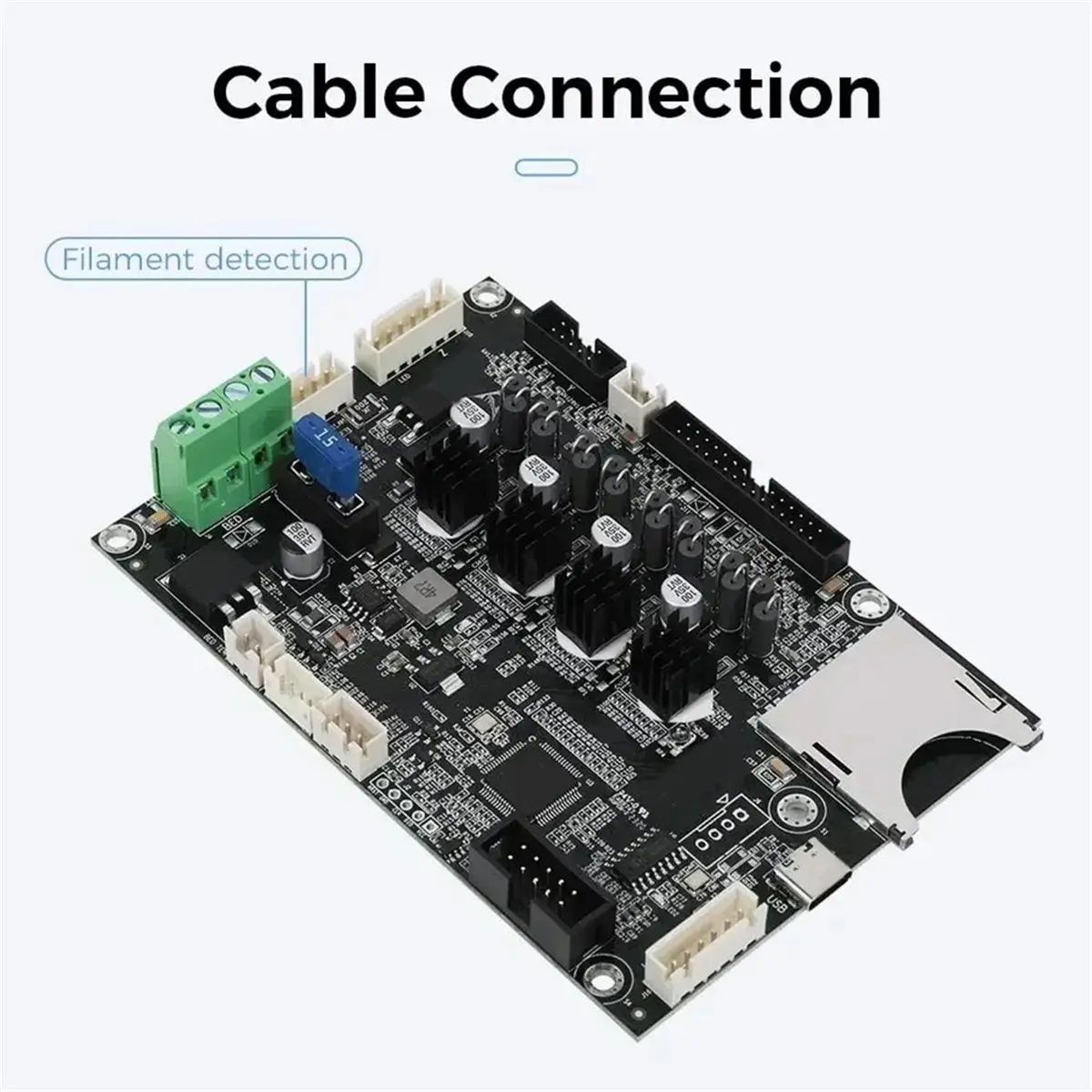 For V3 KE/SE Sensor Filament Runout Detector Automatic Intelligent Mechanism Kit for 3D Printer 3V3 KE/SE Parts