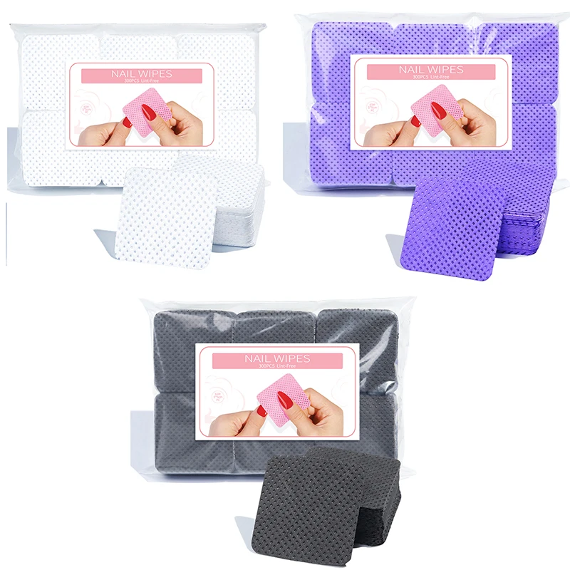 糸くずの出ないネイルワイプ,まつげエクステ用グルーワイプ,接着剤クリーニングパッド,粘着ワイプ,クリーニング用コットンパッド,300個