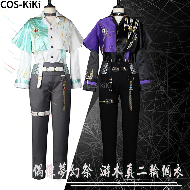 COS-KiKi Ensemble Stars 2 Yuuki Makoto Second Round Personal Clothing Game Suit Handsome Cosplay Costume Halloween Party Outfit