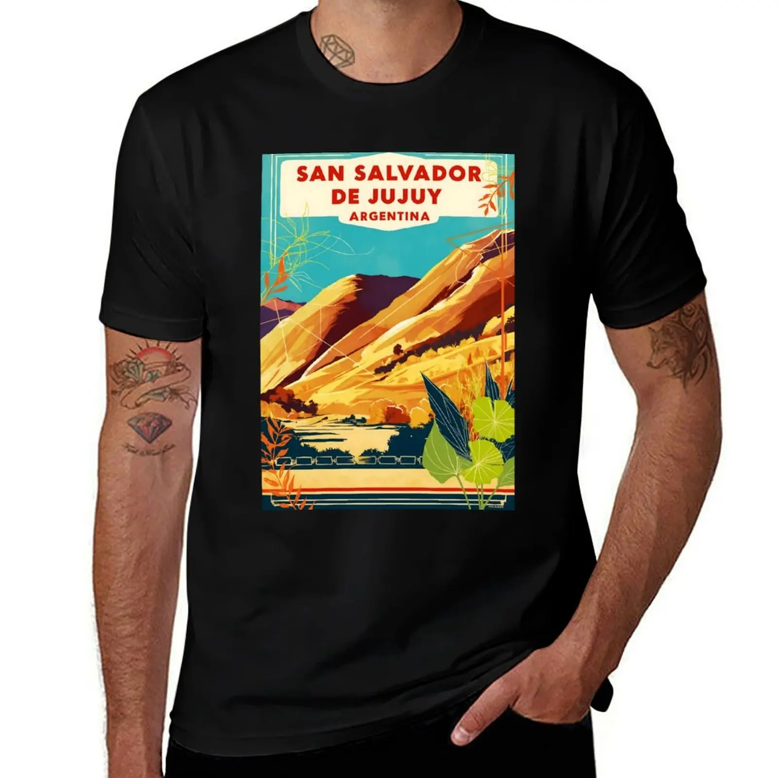 San Salvador de Jujuy Argentina Vintage Travel Tourism T-Shirt plus size clothes anime tshirt fashion shirts outfits for men