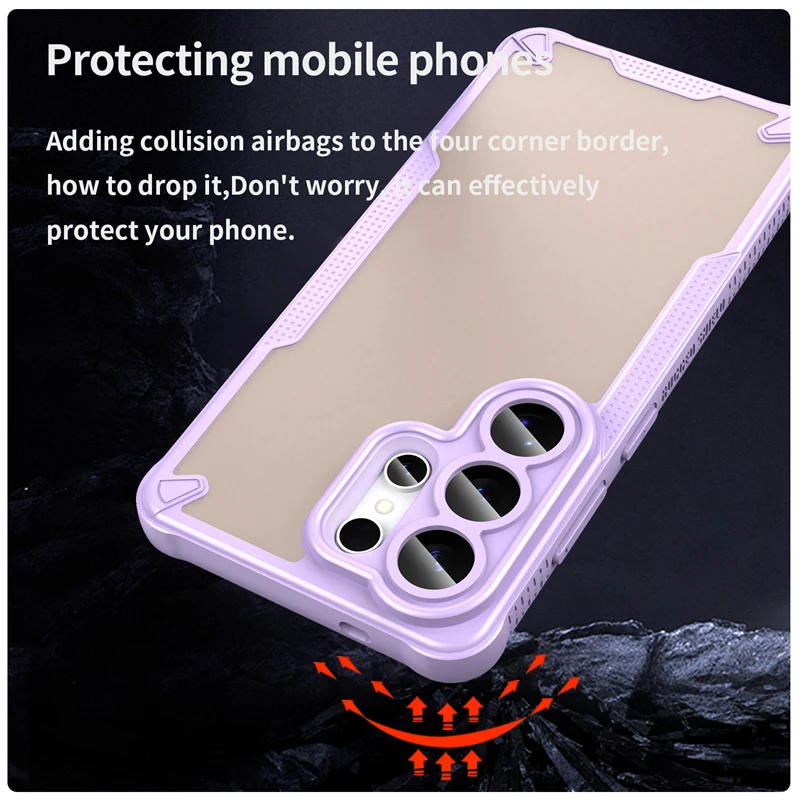 For Samsung Galaxy S26 Ultra Case Matte Phone Case For Samsung Galaxy S26 Ultra 5G Protector Semi Transparent чехол Back Cover