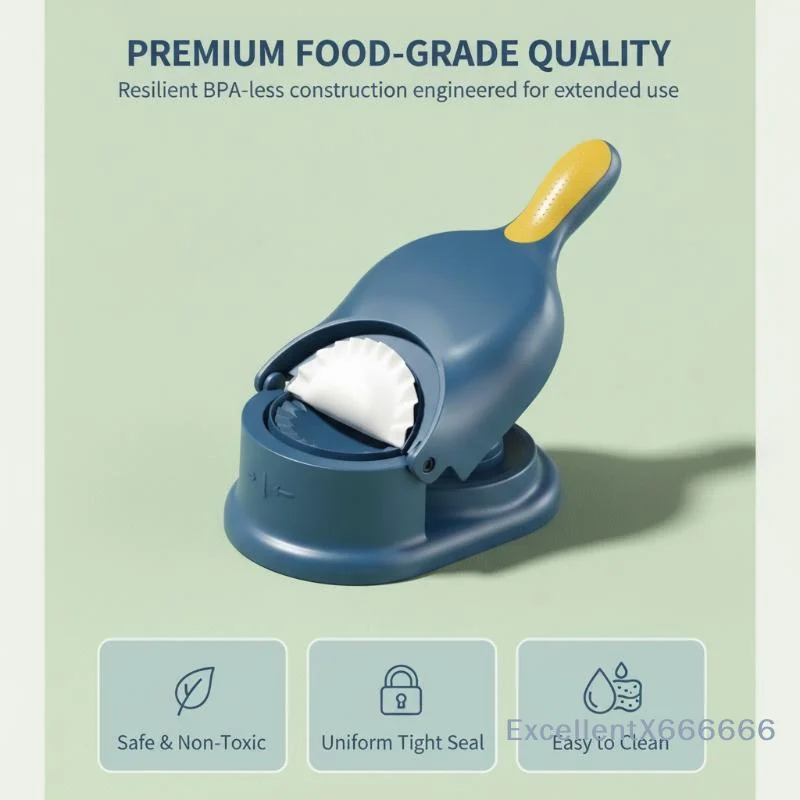 2 In 1 Manual Dumpling Maker Labor-Saving DIY Ravioli Wrapper Presser Lightweight Kitchen Gadget for Beginners 2