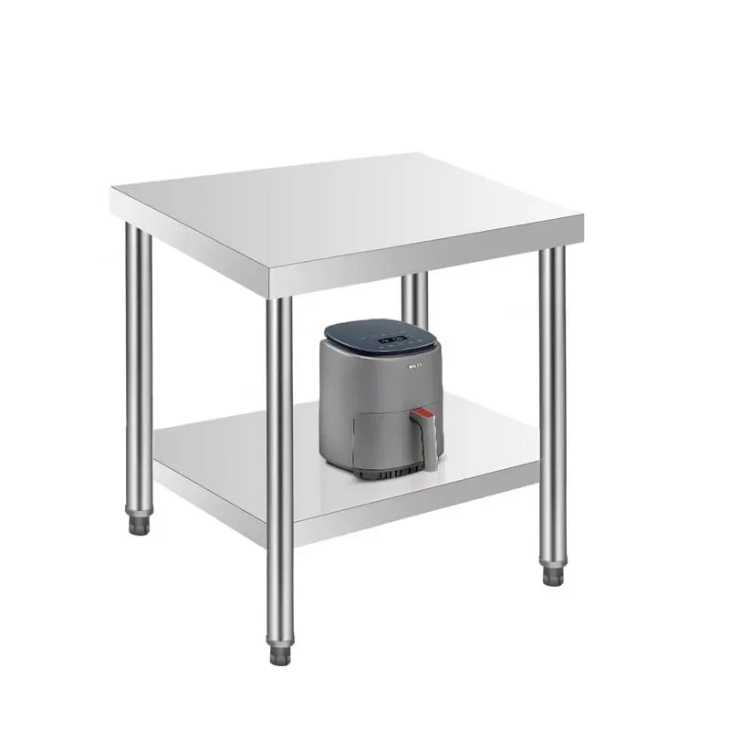 Promotional Small Portable Stainless Steel Work Table as Hotel And Restaurant Supplies