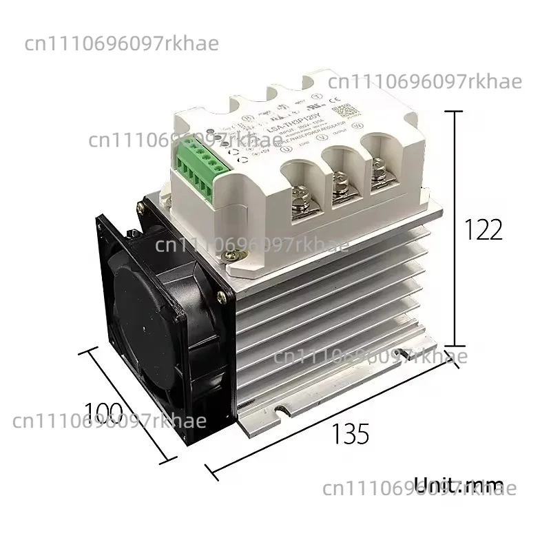 for Three-phase fully isolated phase-shifted AC voltage regulation module 70A power regulator LSA-TH3P70Y torque motor control