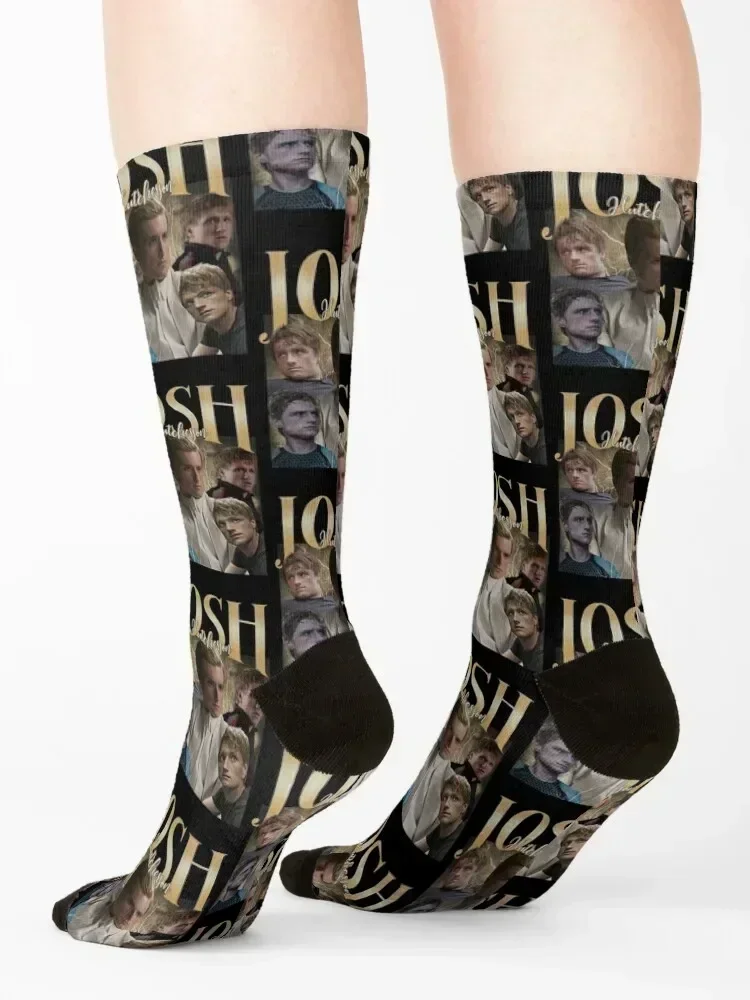 Josh Hutcherson retro Socks moving stockings Climbing ankle Stockings compression Women Socks Men's