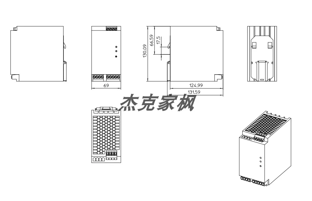 imported three-phase power supply 2866792 QUINT-PS/3AC/24DC/20 W