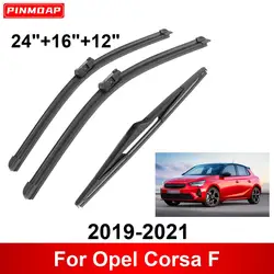 1/2/3/4/6PCS Car Wiper For Opel Corsa F 2019-2021 Front Rear Wiper Blades Brushes Auto Accessories 2019 2020 2021